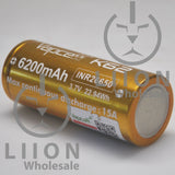 Vapcell K62 26650 15A Flat Top 6200mAh Battery - Negative
