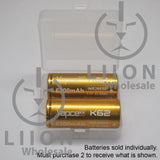 Vapcell K62 26650 15A Flat Top 6200mAh Battery - In case