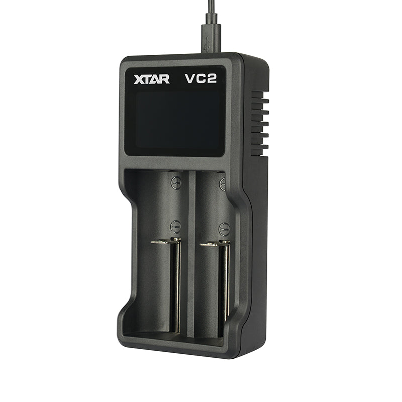 Chargeur VC2 XTAR - Chargeur double accus 18650, 20700, 21700
