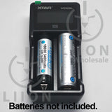 XTAR VC2SL Battery Charger with Protected 21700 and Protected 18650