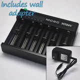 XTAR MC6C Smart Battery Charger - With wall option